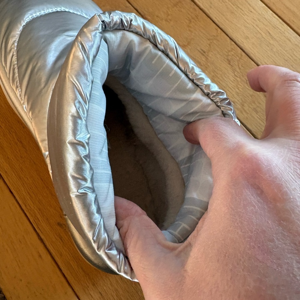 UGG Metallic Silver Boots - Picture 3 of 5